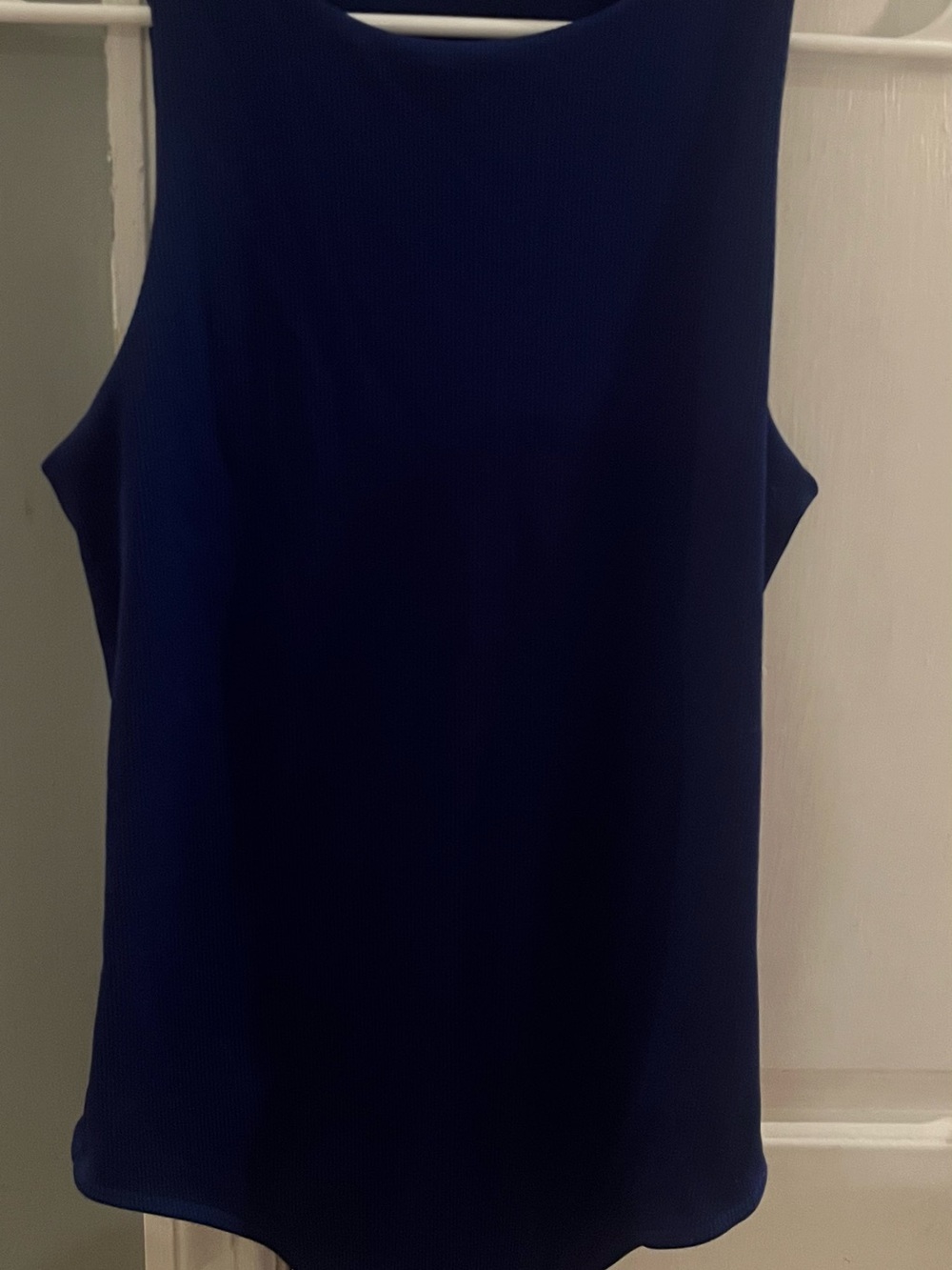 Sleeveless Ladies Navy Blue Express Body Suit Like New Size Small